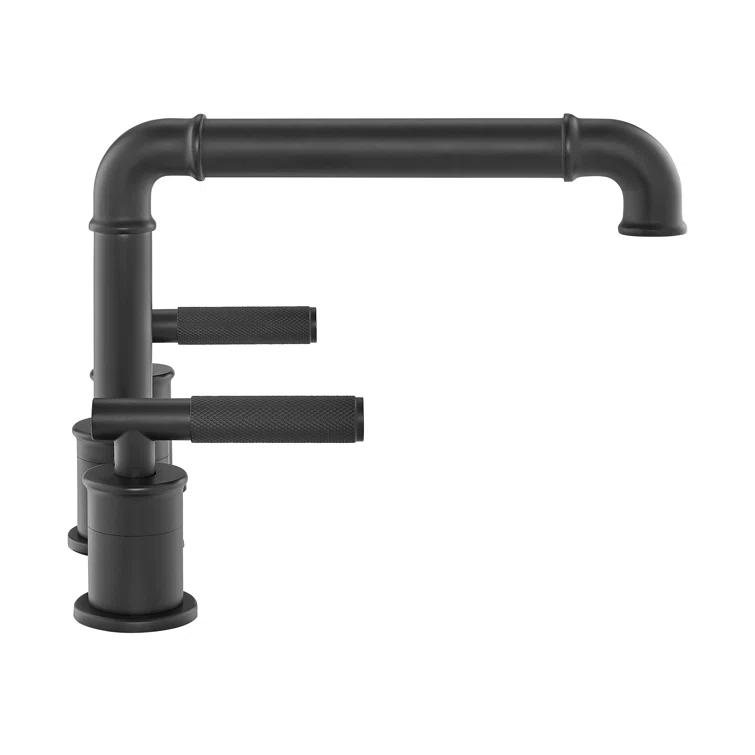 Avallon 8 in. Widespread, Sleek Handle, Bathroom Faucet
