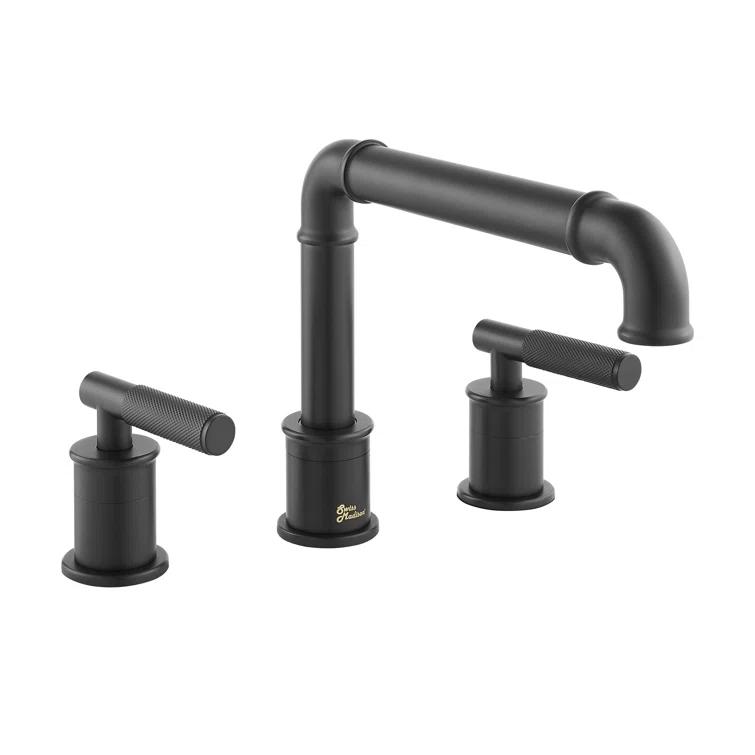 Avallon 8 in. Widespread, Sleek Handle, Bathroom Faucet