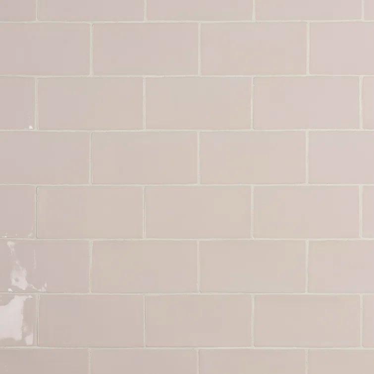 Chester 3" x6" Ceramic Brick Look Subway Wall Tile