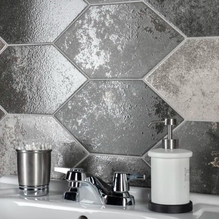 Merola Tile Magma 7" x 13" Porcelain Stone Look Wall & Floor Tile