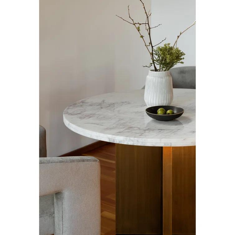 Rita 48'' Round Marble Dining Table