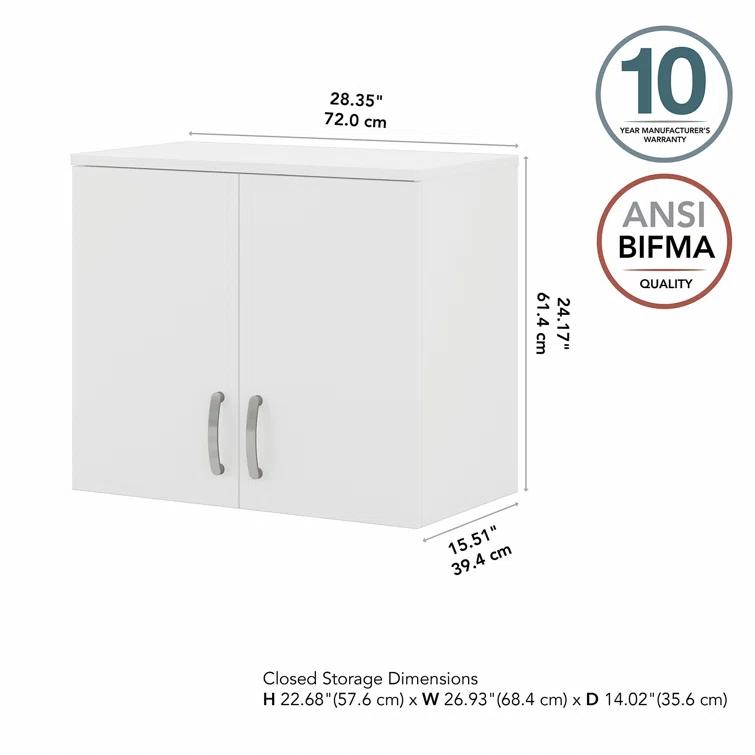 Universal Storage 28.5'' Wide 2 - Shelf Storage Cabinet