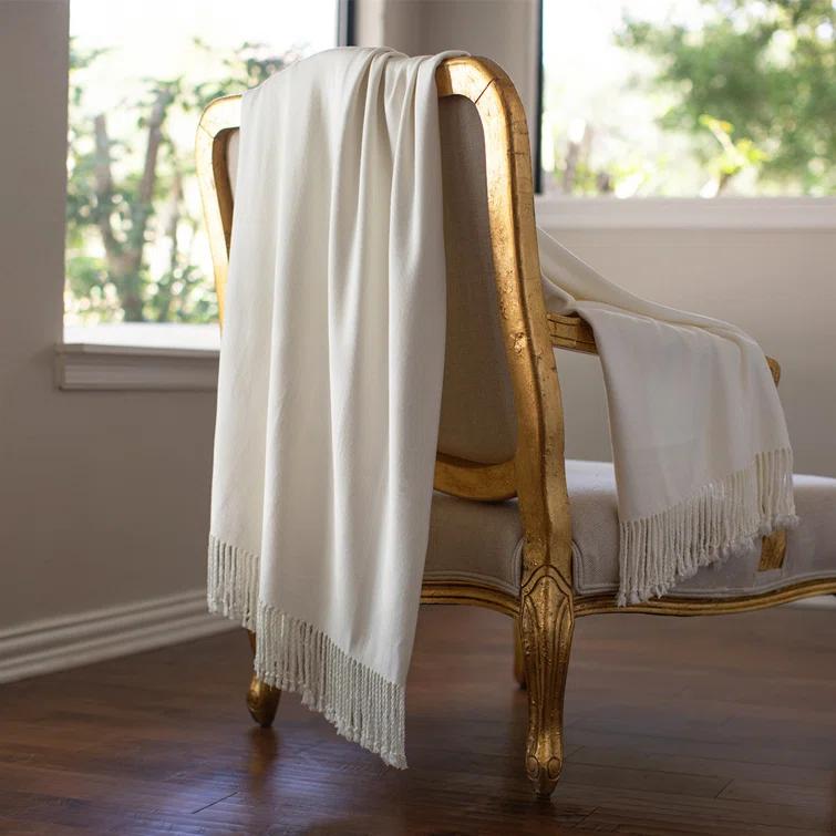 Lili Alessandra Pasha Hand Woven Throw Blanket