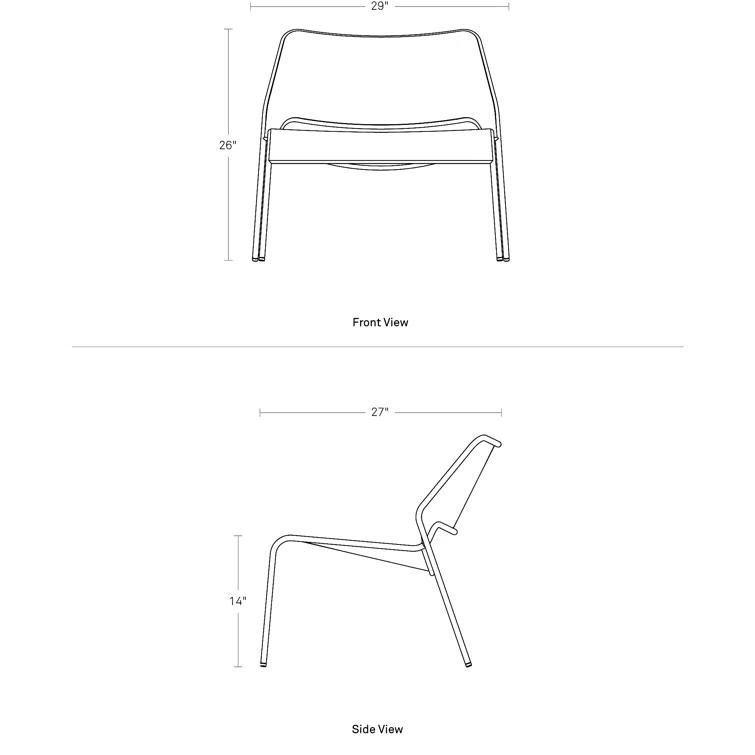 Hot Mesh Lounge Chair