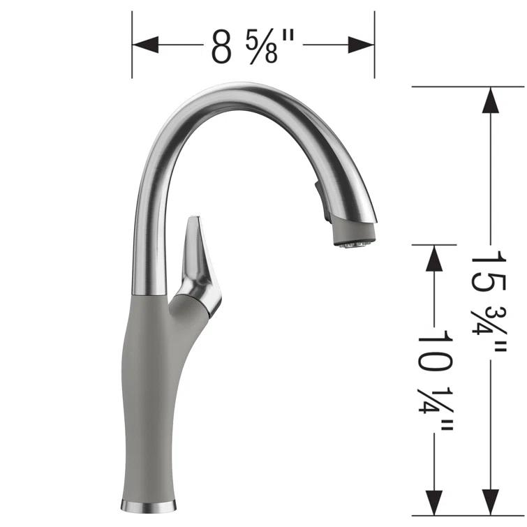 Artona Pull Down Dual Spray Kitchen Faucet