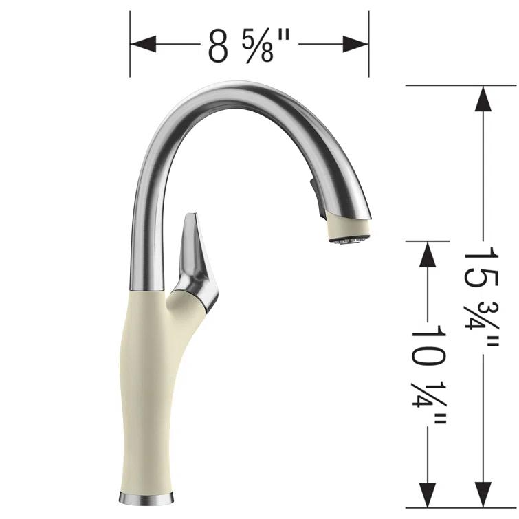 Artona Pull Down Dual Spray Kitchen Faucet