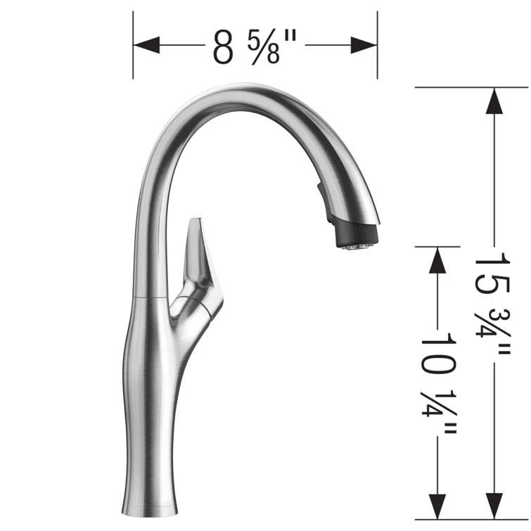 Artona Pull Down Dual Spray Kitchen Faucet