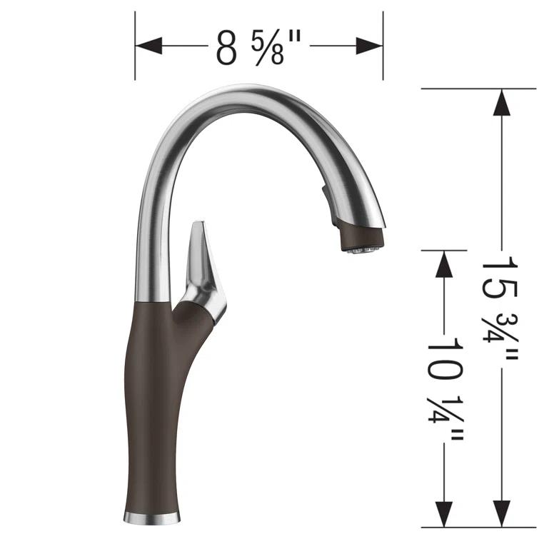 Artona Pull Down Dual Spray Kitchen Faucet