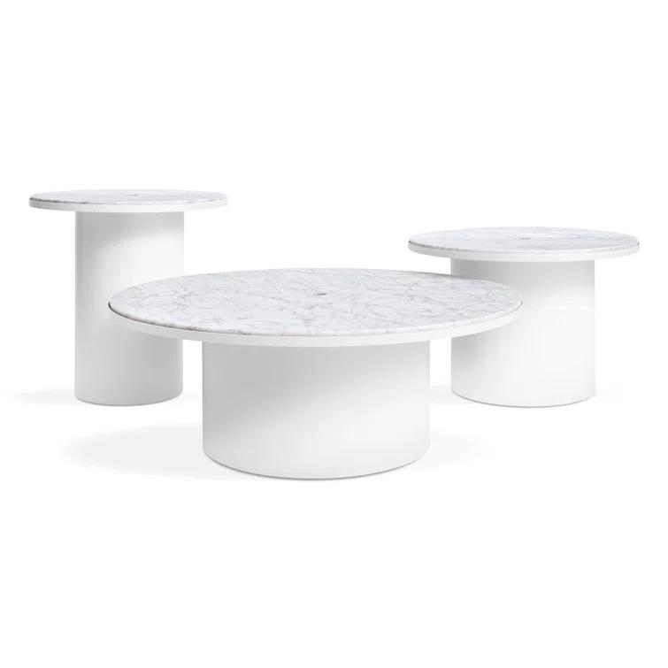 Plateau Marble Top End Table