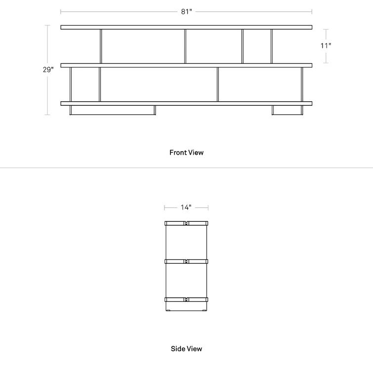 Happy Day Geometric Bookcase