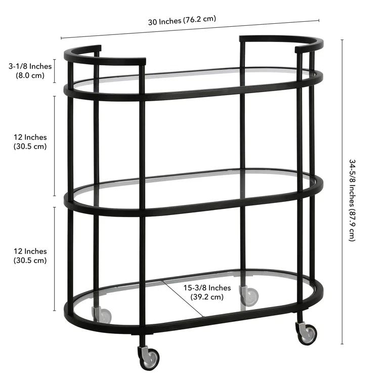 Rosario Metal Bar Cart