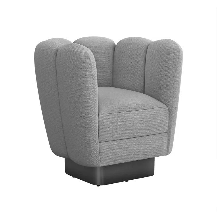 Gallery Upholstered Swivel Barrel Chair