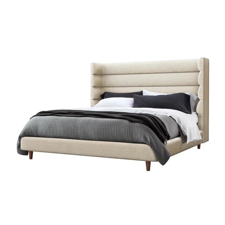 Ornette Upholstered Wingback Bed