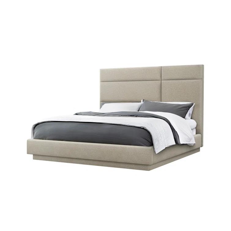Quadrant Upholstered Platform Bed