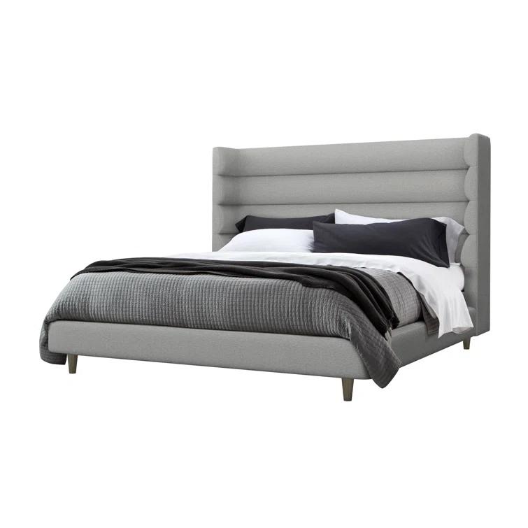 Ornette Upholstered Wingback Bed