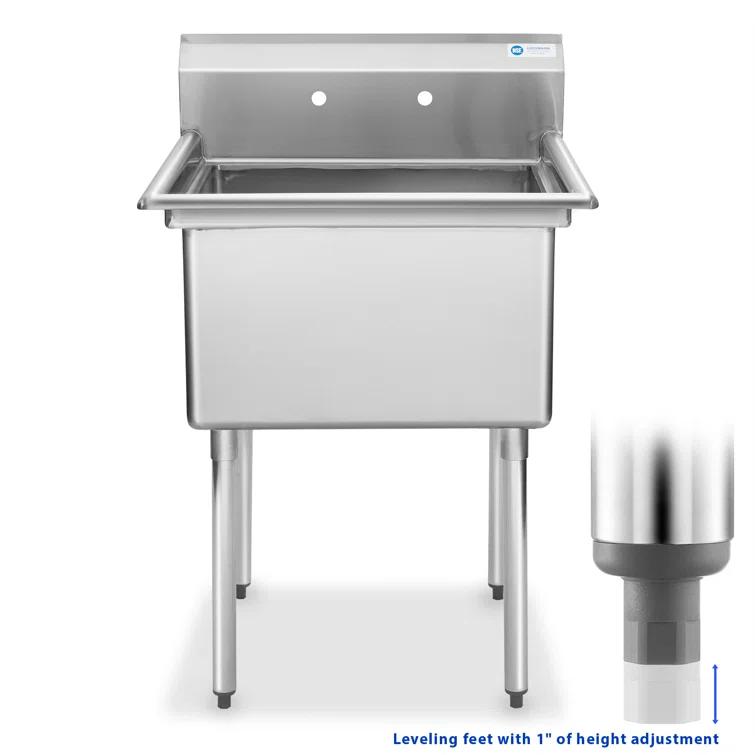 30" L x 29.5" W Free Standing Service Sink