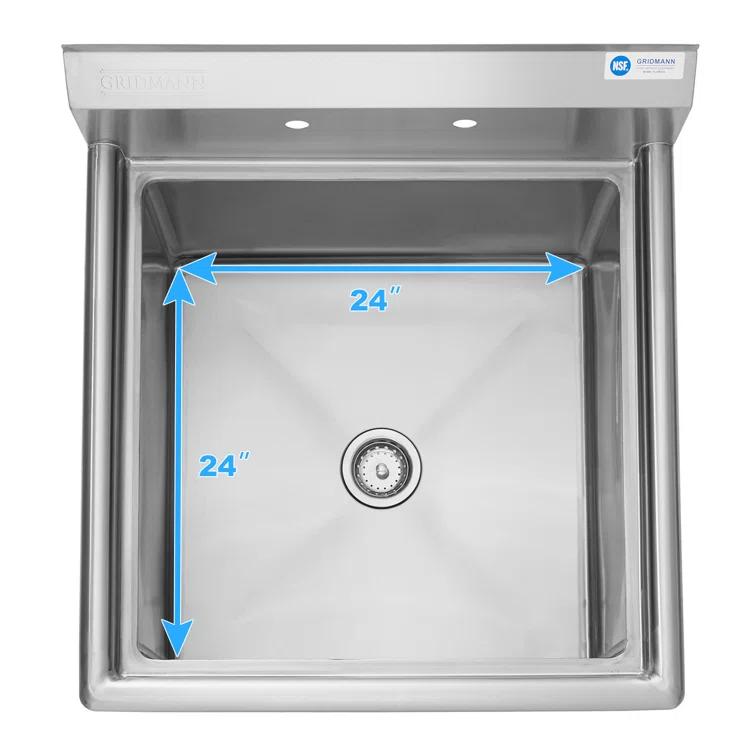 30" L x 29.5" W Free Standing Service Sink
