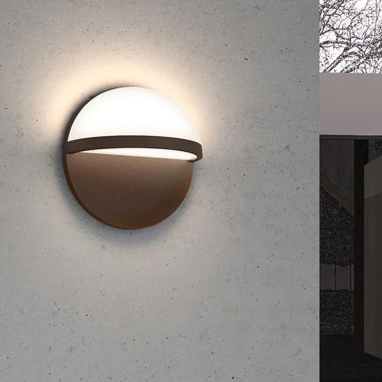 Inside-Out Aluminum LED Flush Mounted Sconce