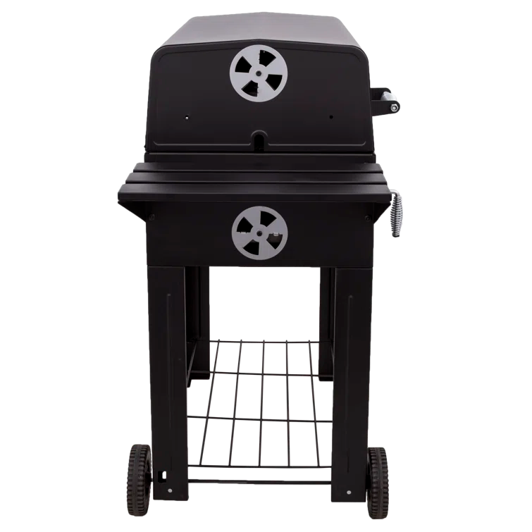 Charbroil American Gourmet Sante Fe 615 Charcoal Grill with Side Shelves