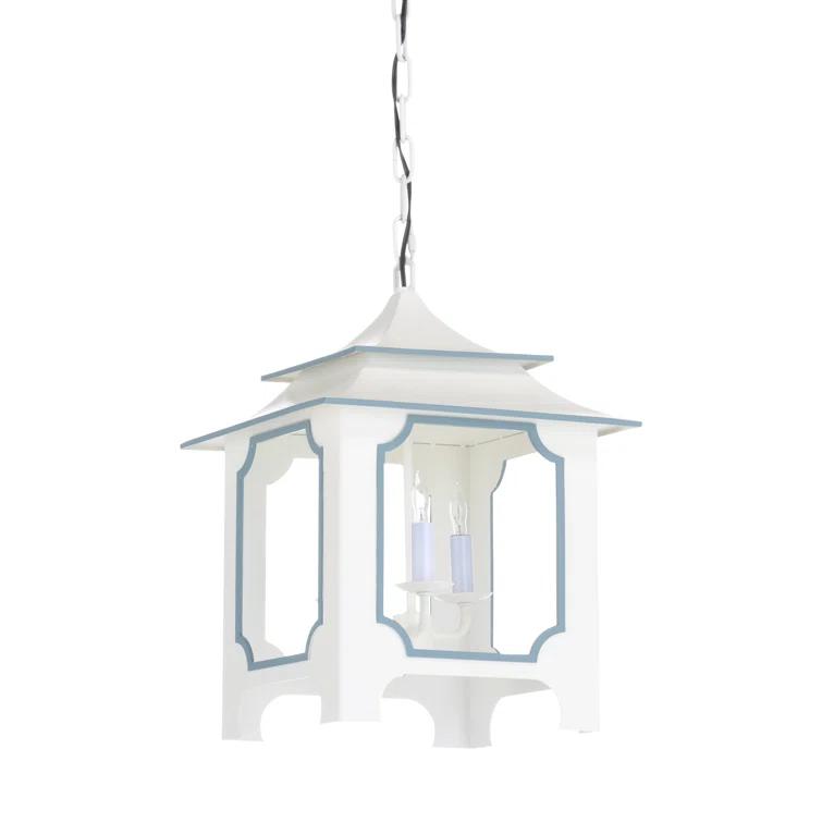 Tole 3 - Light Dimmable Lantern Square / Rectangle Chandelier