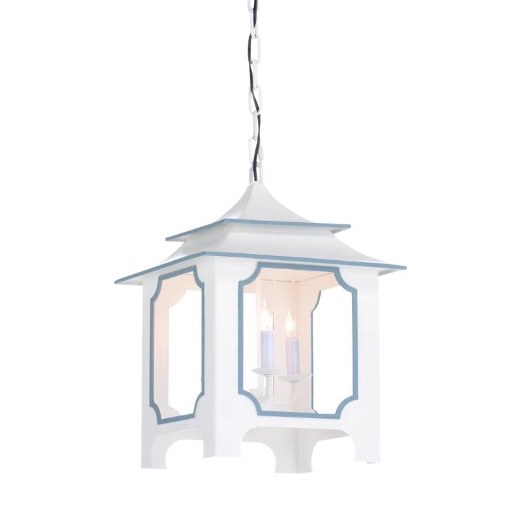 Tole 3 - Light Dimmable Lantern Square / Rectangle Chandelier