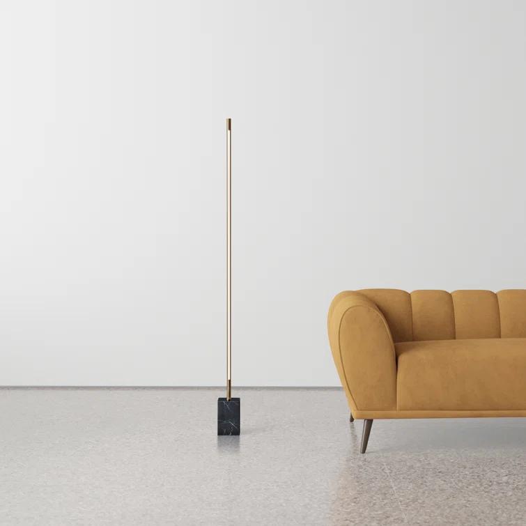 Modern LED Marble Floor Lamp (65")
