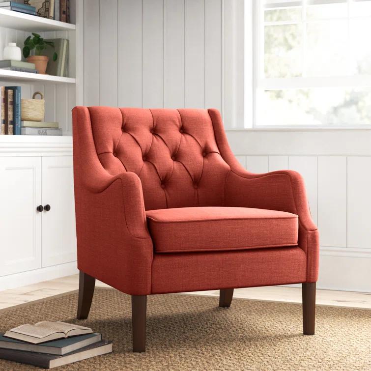 Anatonia 29.25" Wide Tufted Wingback Chair