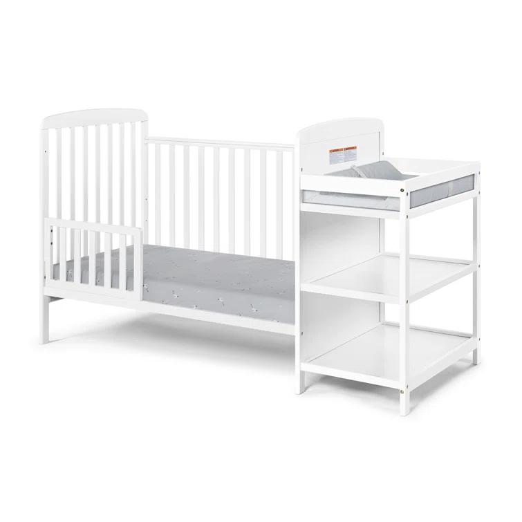 Ramsey 3-in-1 Convertible Crib and Changer Combo