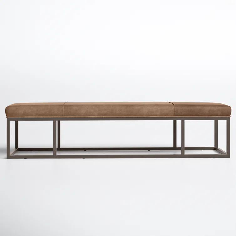 Kabina Leather Bench