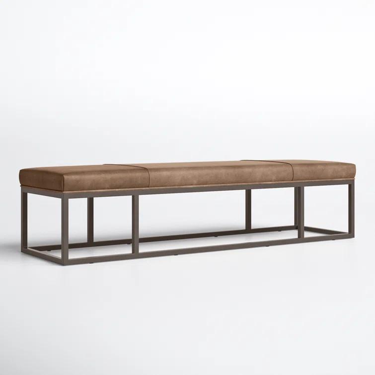 Kabina Leather Bench