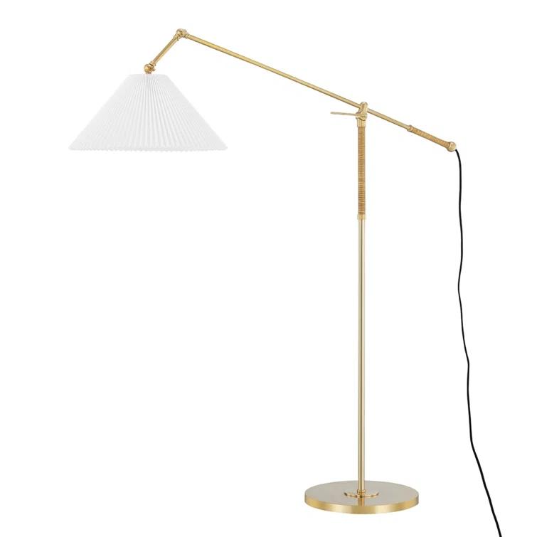 Elyna Floor Lamp - Antique Brass