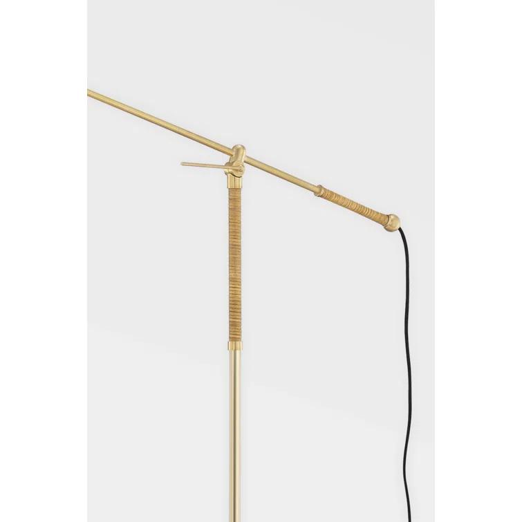 Elyna Floor Lamp - Antique Brass