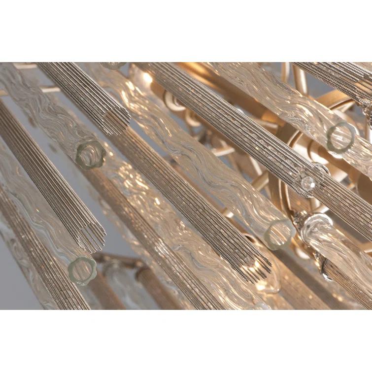 Chimera 10-Light Shaded Tiered Chandelier