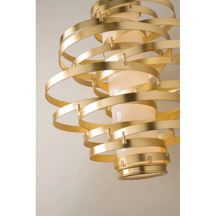 Vertigo 4-Light Unique / Statement Geometric Chandelier