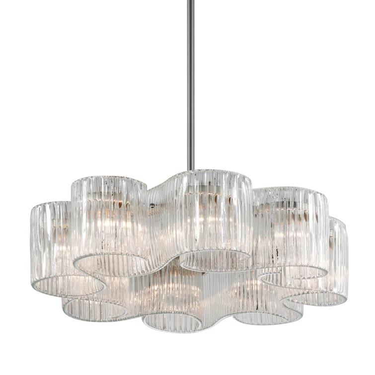 Circo 8 - Light Unique / Statement Wagon Wheel Chandelier