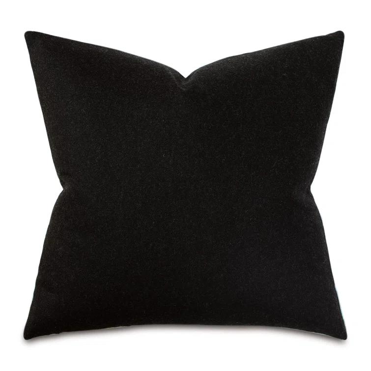 Heathered Wool Vincent Textured Square Pillow Cover & Insert