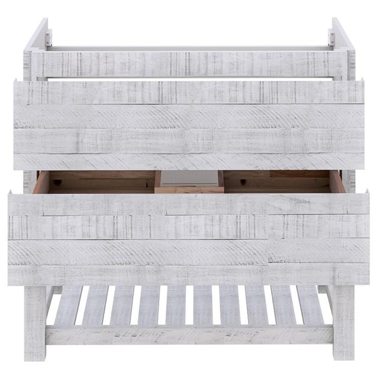 Fresca Formosa 35" Free-Standing Open Bottom Single Bathroom Vanity Base Only