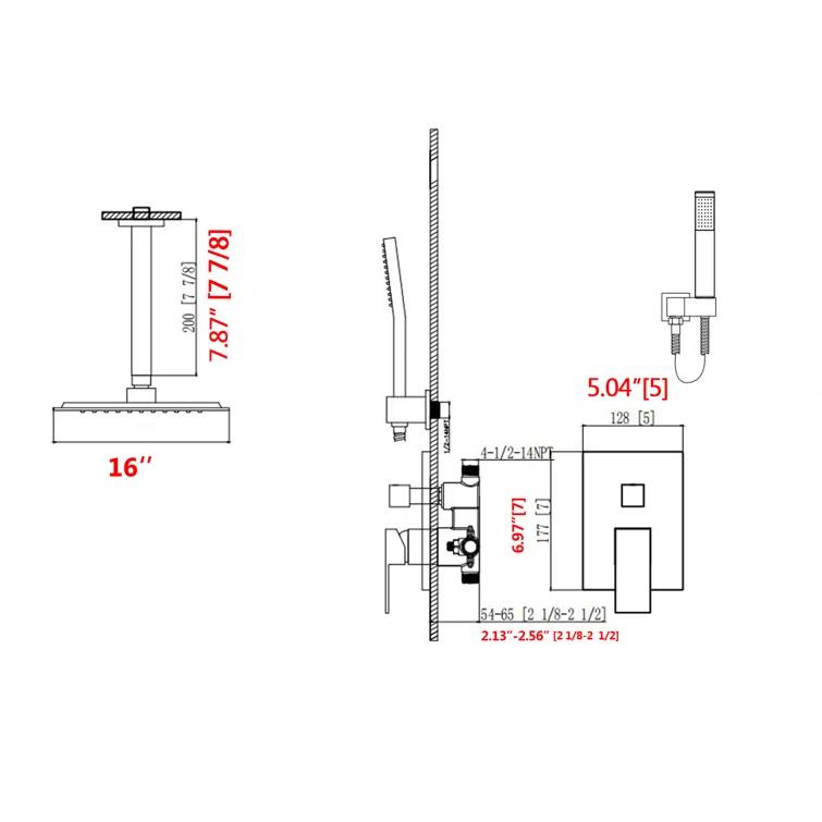All-In-One Kit with Rough in-Valve