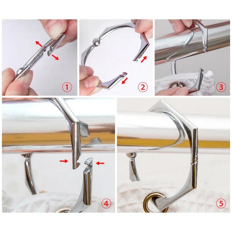 Utopia Alley Shower Curtain Hooks