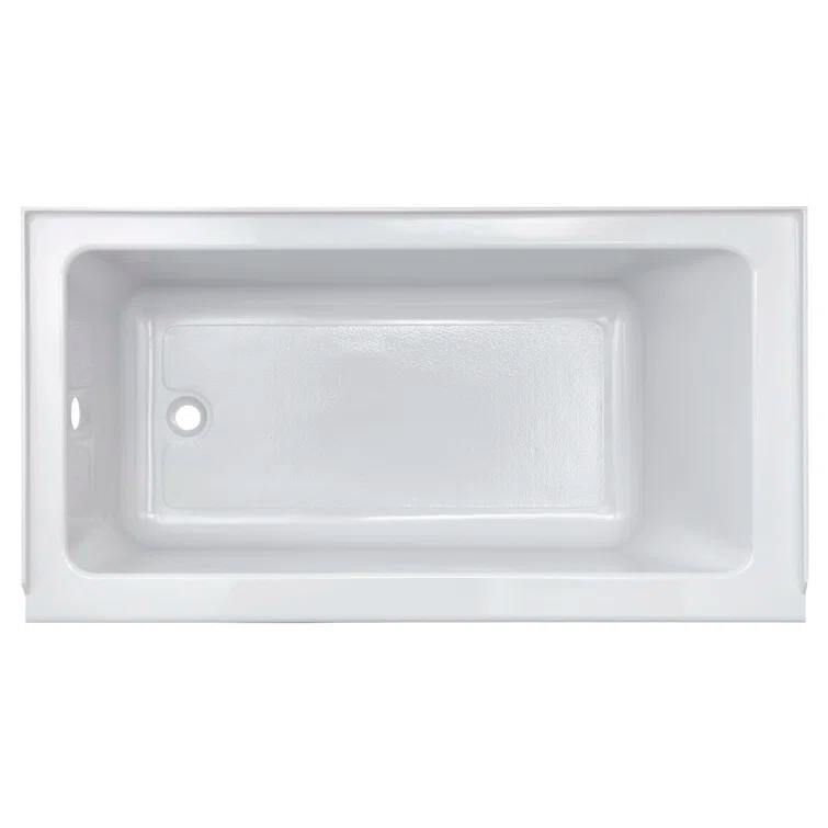 Studio 60'' x 32'' Alcove / Tile In Soaking Acrylic Bathtub