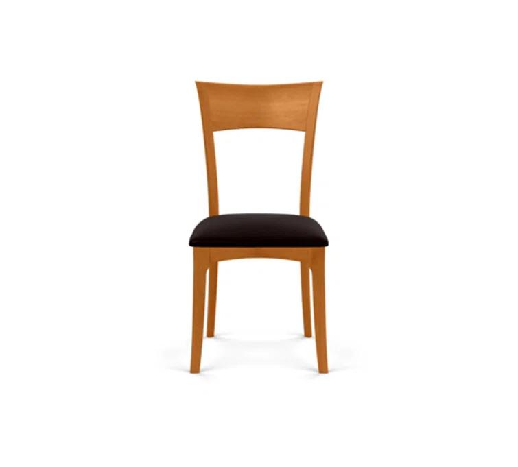 Ingrid Genuine Leather Upholstered Side Chair