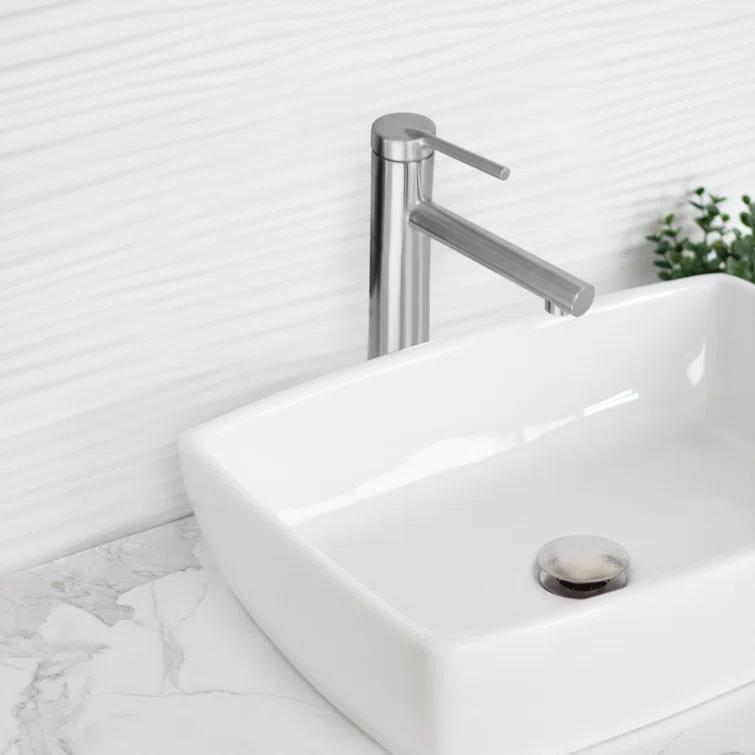 Stylish Aura Carol One-Handle Vessel Bathroom Faucet
