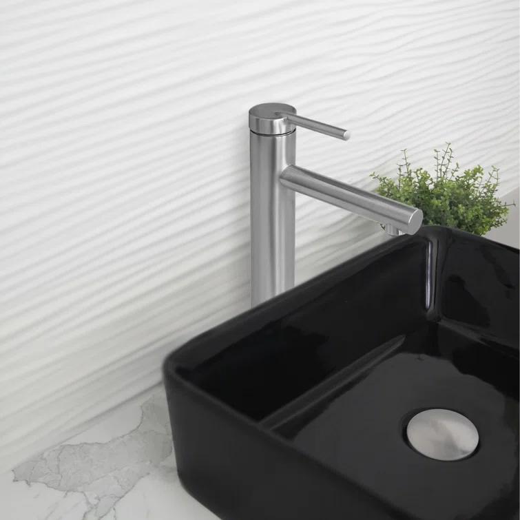 Stylish Aura Carol One-Handle Vessel Bathroom Faucet
