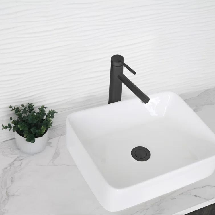 Stylish Aura Carol One-Handle Vessel Bathroom Faucet