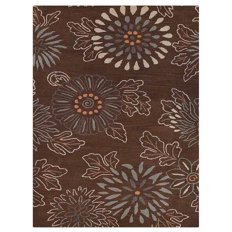 Get My Rugs LLC HAND TUFTED WOOL ECO-FRIENDLY AREA RUGS, Floral Design, Contemporary Design