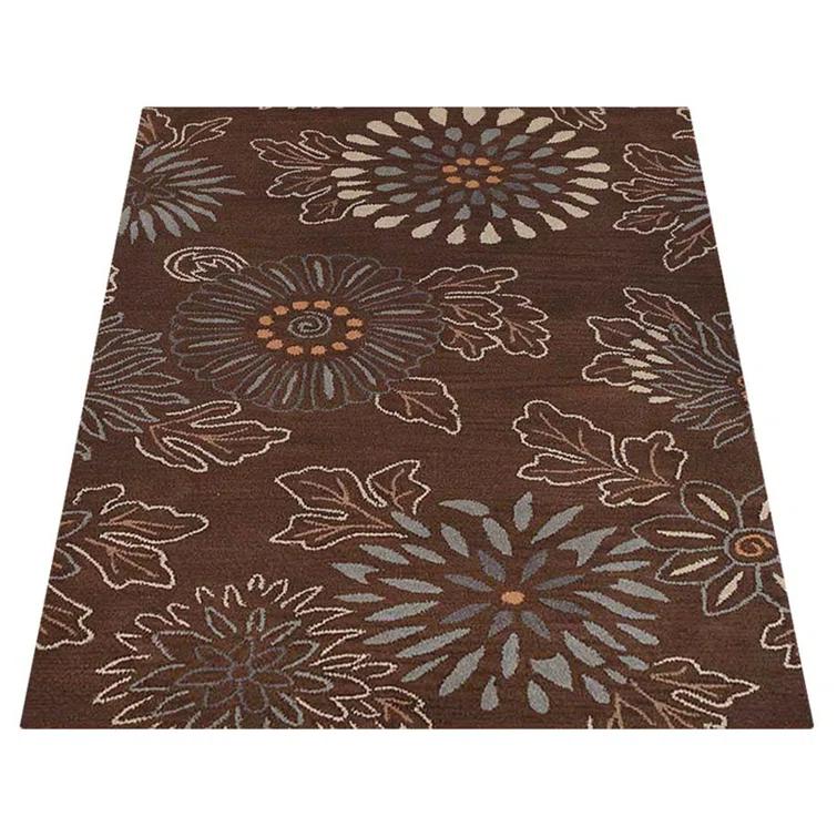 Get My Rugs LLC HAND TUFTED WOOL ECO-FRIENDLY AREA RUGS, Floral Design, Contemporary Design