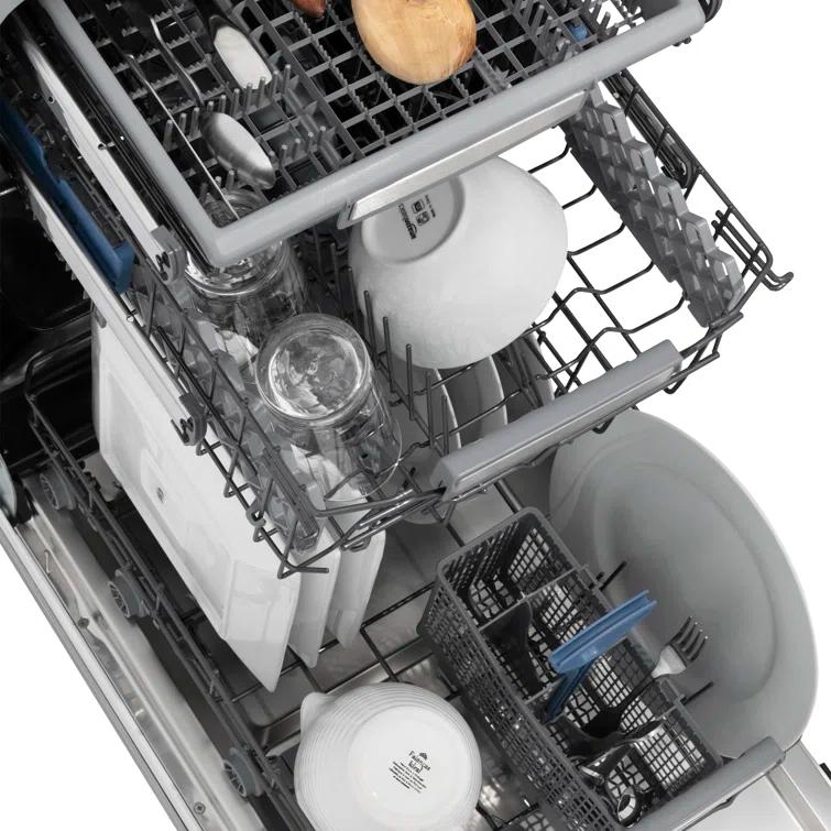ZLINE DWV-18 ZLINE 18 in. Tallac Series Dishwasher in Custom Panel Ready W/ Stainless Steel Tub, 51dBa