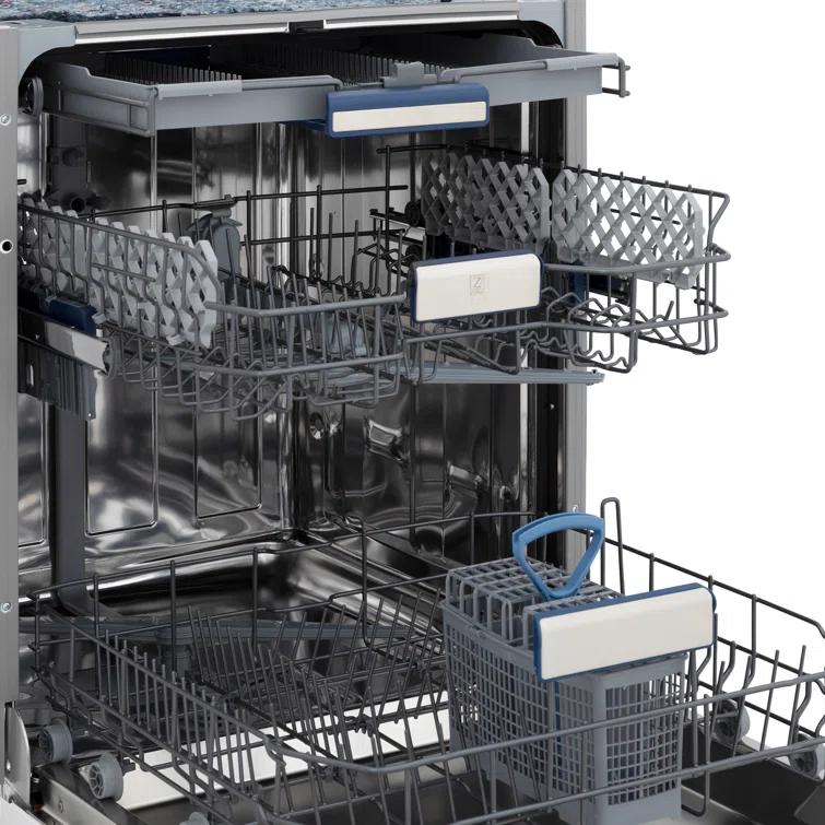 ZLINE 24 in. Tallac Series Tall Tub Dishwasher in Custom Panel Ready W/ Stainless Steel Tub, 51dBa