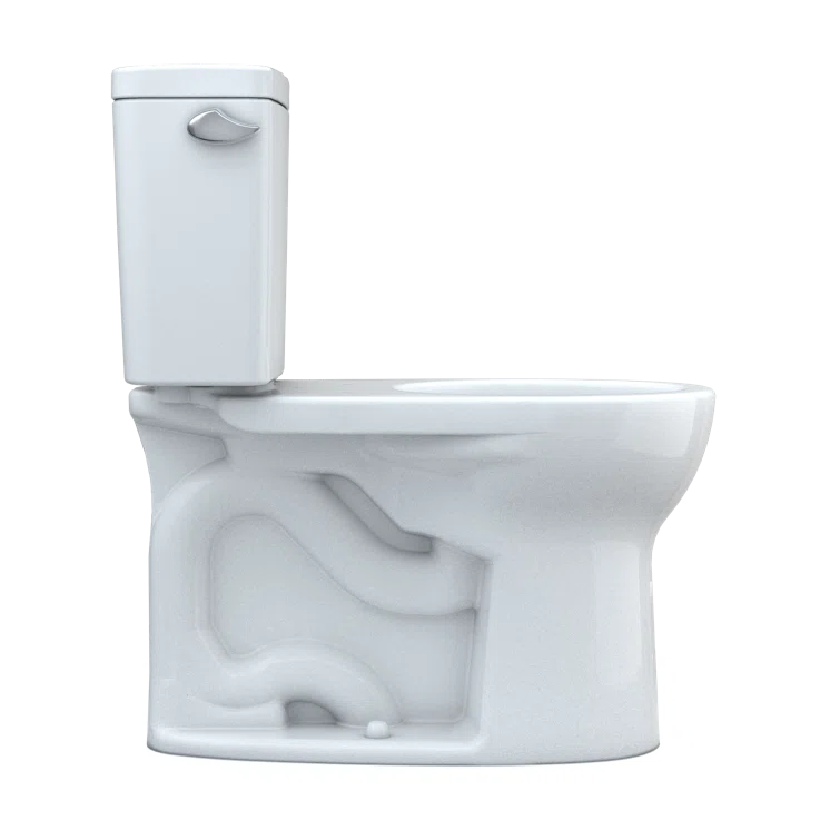 Drake Two Piece Round 1.6 Gpf Universal Height Toilet with Wax Ring