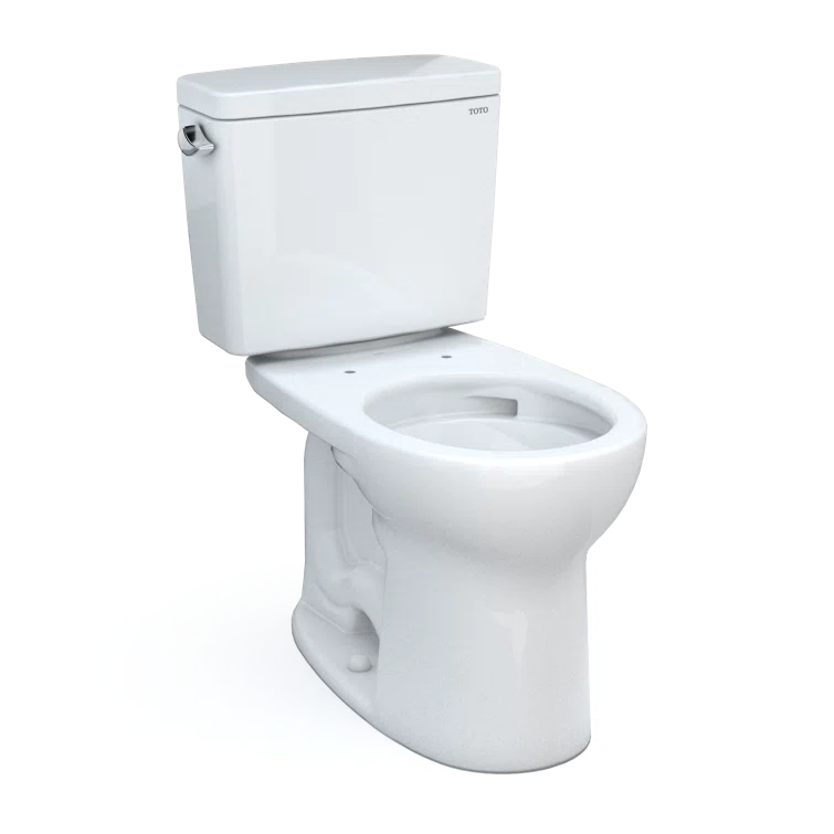 Drake Two Piece Round 1.6 Gpf Universal Height Toilet with Wax Ring